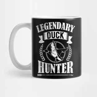 Retro Vintage Style Legendary Duck Hunting Gift For Hunter Mug